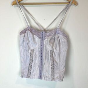 Changes Womens Overbust Corset Bustier Slimming Lace Floral Lingerie Shapewear P